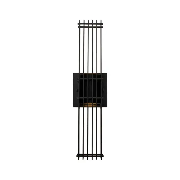 Inspired by industrial cooling fins, the Matte Black (MB) Drew Outdoor Collection radiates light from driverless LEDs. An unassuming frame offers stark contrast from day to night, and the single light version can be oriented for Dark Sky applications. Collection: Drew Rooms: Entry, Patio, Deck, Porch Finish: Matte Black Width: 5.00" Height: 19.00" Length: 4.00" Weight: 3.00 lb Extension from Wall: 4.00" Wire: 7" Mounting Height: 10.00" Canopy: 5"x5"x1" Bulbs Included Maximum Wattage: 11.00 W Bulb Type: LED Light Source: LED Light Output: 1600.00 lm Color Temperature: 3000 K CRI: 90 Dimmable Voltage: 120.00 V Material: Stainless Steel Country of Origin: China Safety Listing: cETL Safety Rating: Wet ADA LED