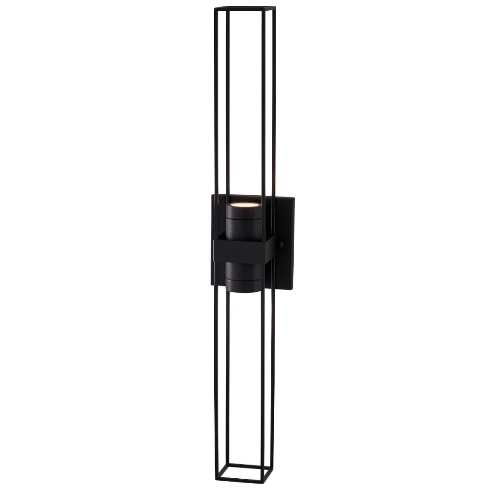 Eames LED Outdoor Wall Sconce in Matte Black