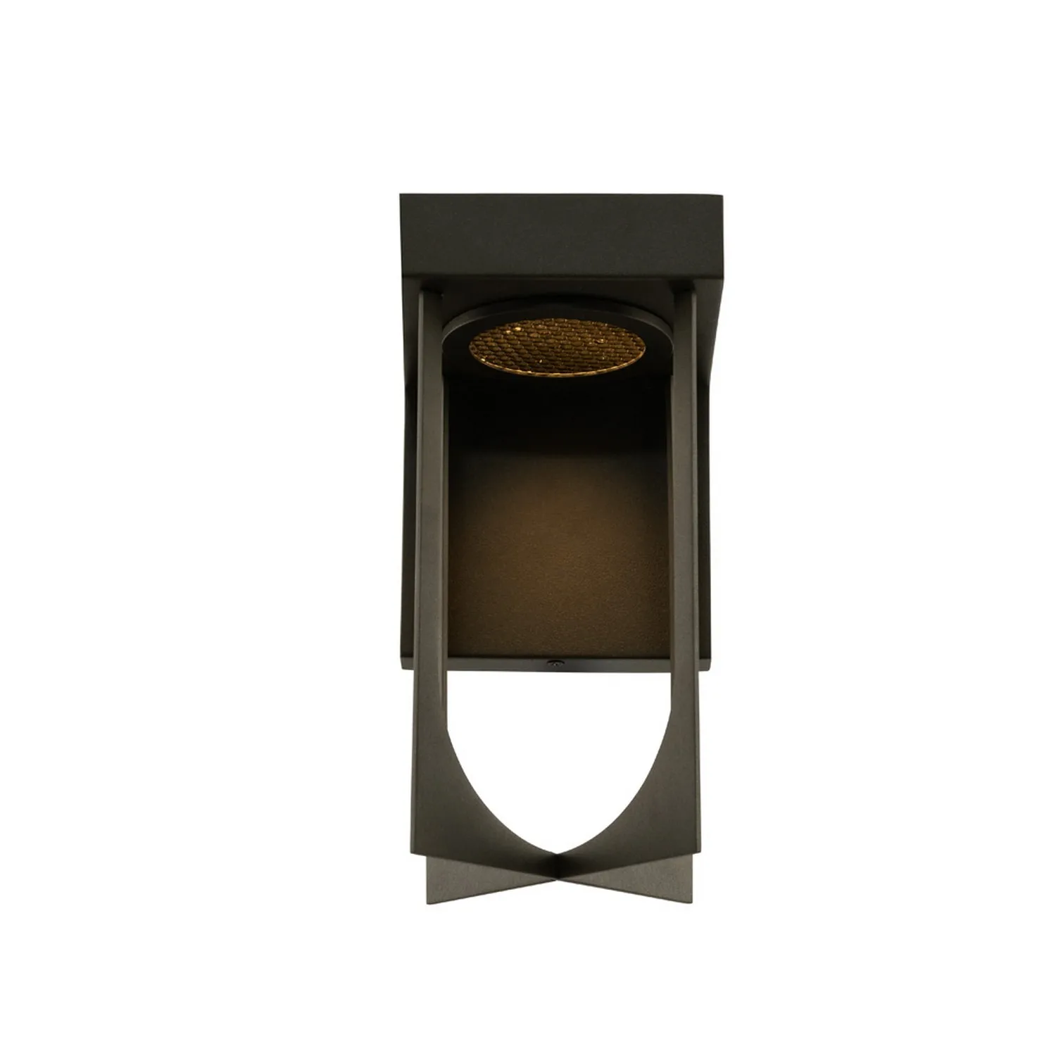 Optika Outdoor LED Wall Sconce in Matte Black