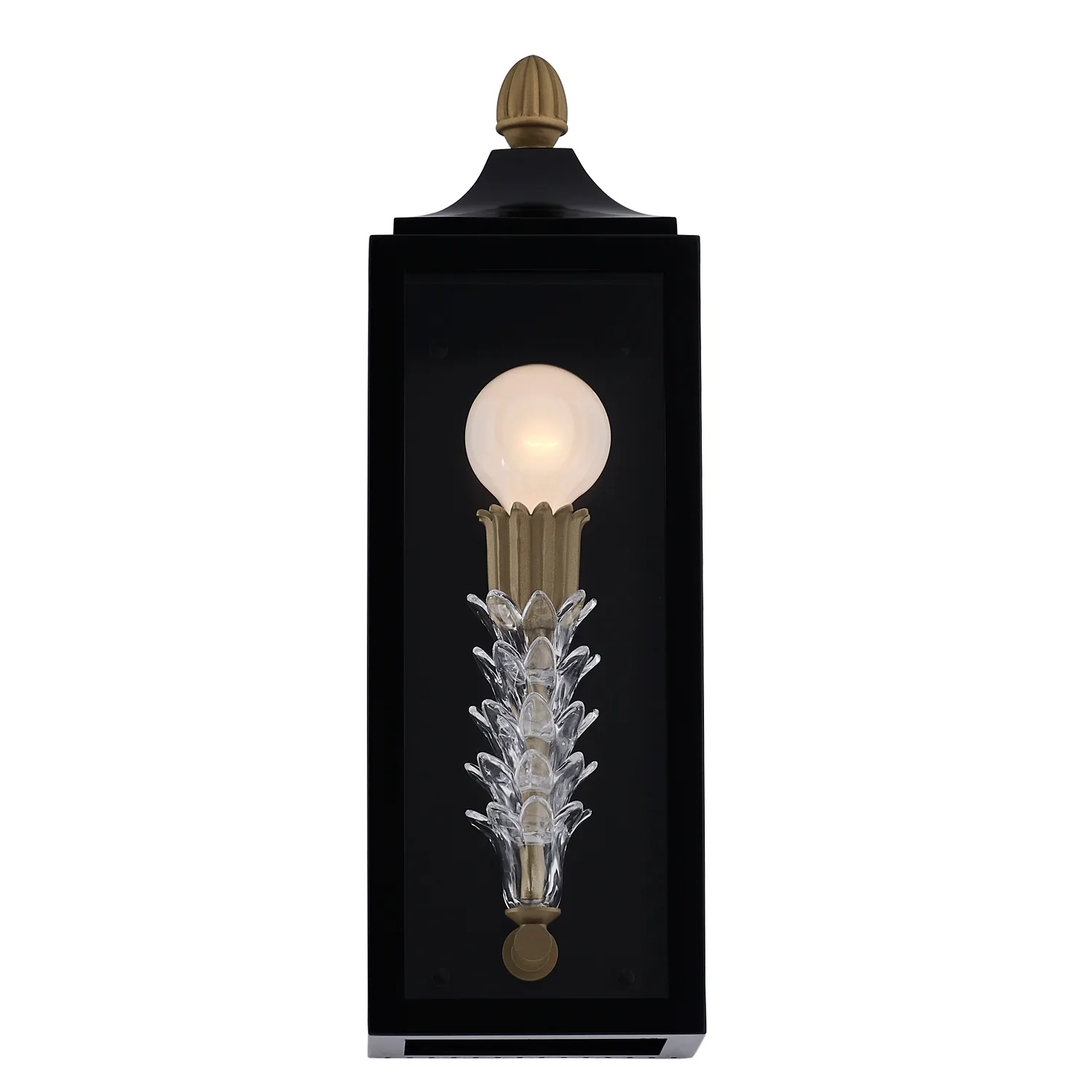 Midsummer One Light Wall Sconce in Matte Black