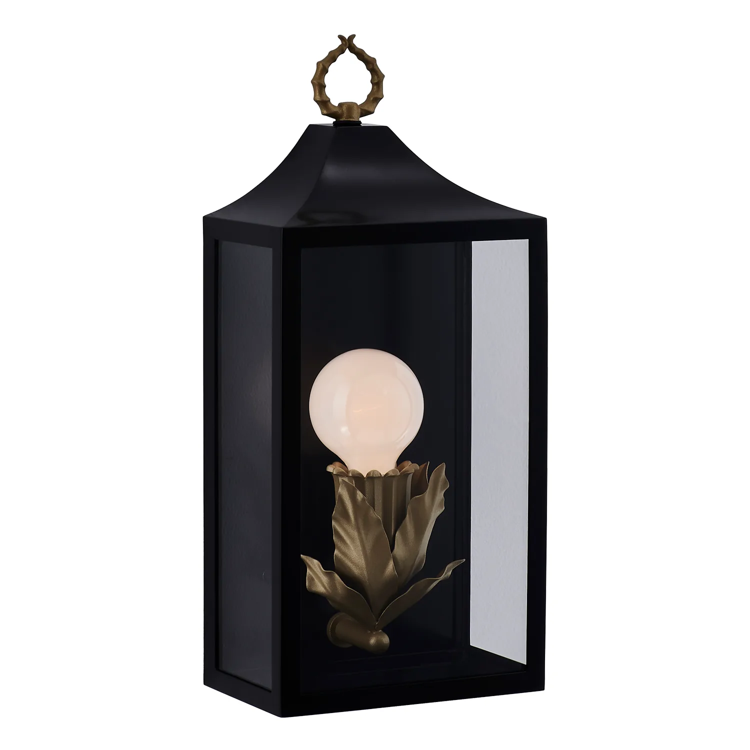 Marge One Light Wall Sconce in Matte Black
