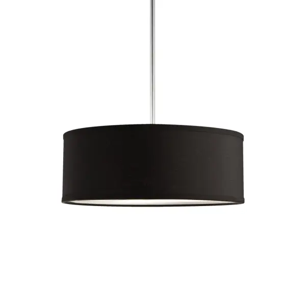 The Gregory pendant combines contemporary style with warm functionality. Its textured linen shade and acrylic diffuser create soft, ambient lighting perfect for intimate spaces. The clean drum silhouette works across modern and transitional interiors.