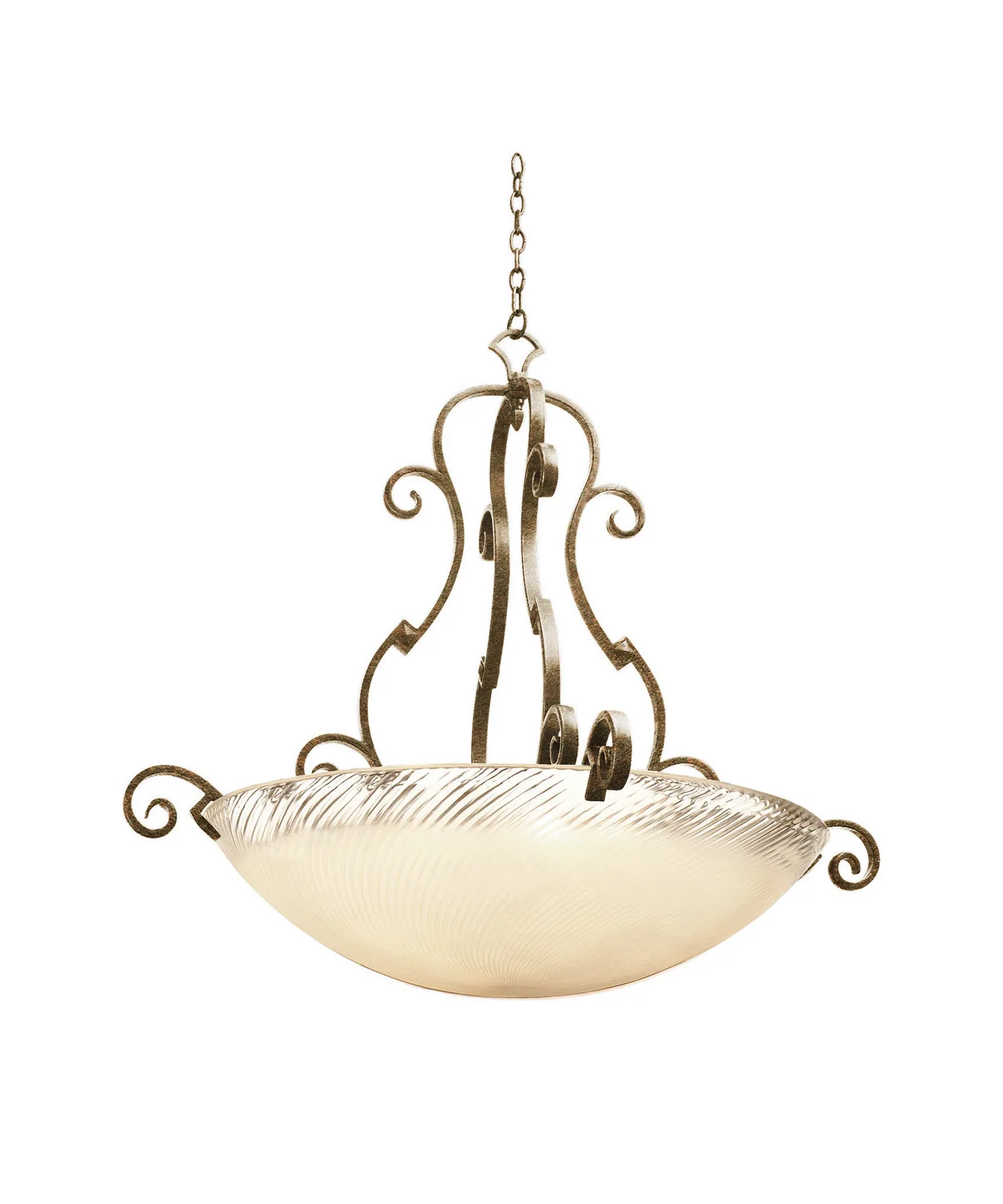 Ibiza Six Light Pendant in Antique Copper