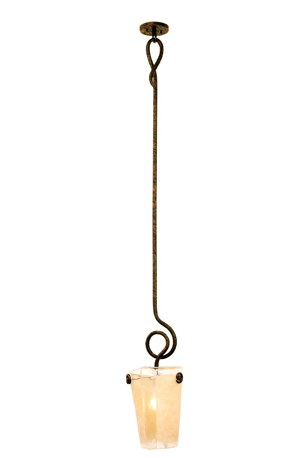 Tribecca One Light Pendant in Antique Copper