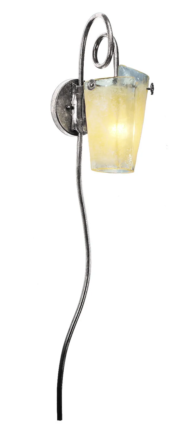 Tribecca One Light Wall Bracket in Pearl Silver