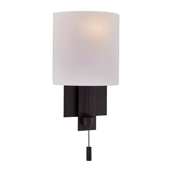 The Espille Collection is one of our most diverse collections. If the Bronze finish is chosen with Kalco's unique shade, then the look is rustic, warm and reminiscent of catherdal candlight chandeliers. If the Satin Nickel finish is chosen with the White Cased Glass, then the look is decidely Art Deco and modern. Either way, the Espille Collection is sure to add drama to any space. Collection: Espille Rooms: Living Room, Bedroom, Family Room, Dining Room Finish: Bronze Notes: With Pull Chain, White Cased Glass Included Width: 7.50" Height: 10.00" Weight: 5.00 lb Extension from Wall: 4.00" Wire: 6" Mounting Height: 4.50" Canopy: 4.5"x10.5" Number of Bulbs: 1 Maximum Wattage: 60.00 W Bulb Type: E26 Bulb Base: E26 Medium Dimmable Voltage: 120.00 V Material: Steel , Glass Country of Origin: China Safety Listing: cETL Safety Rating: Dry ADA
