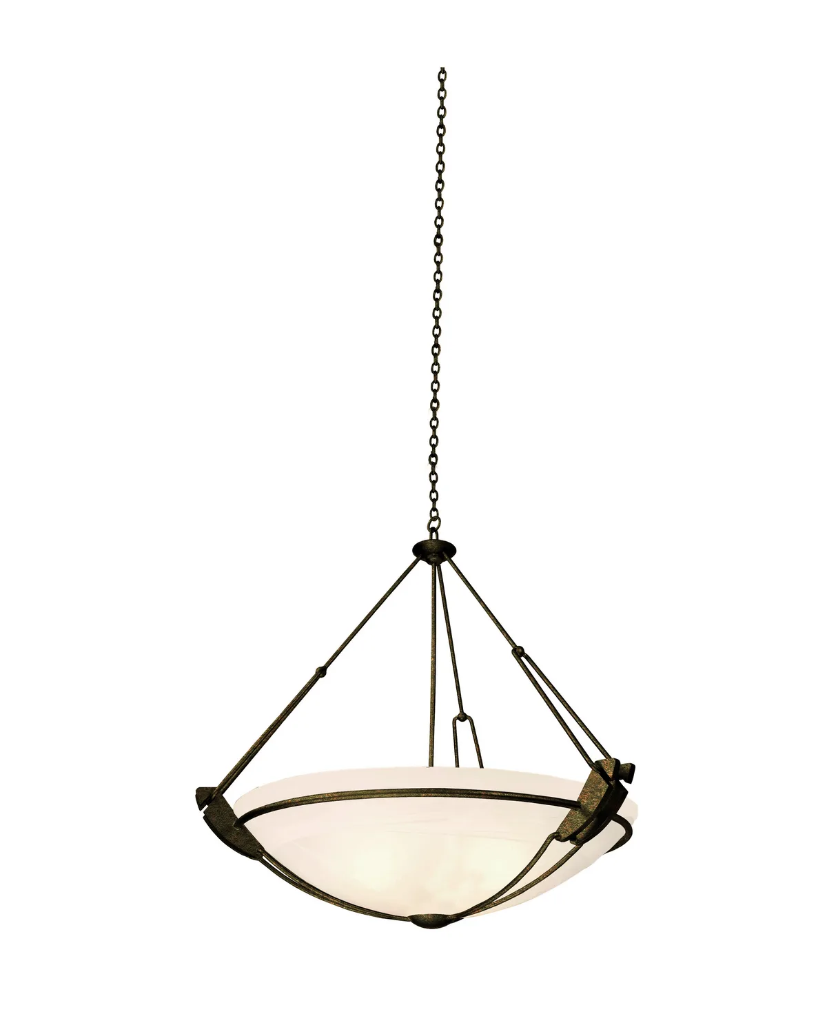 Grande Three Light Pendant in Antique Copper