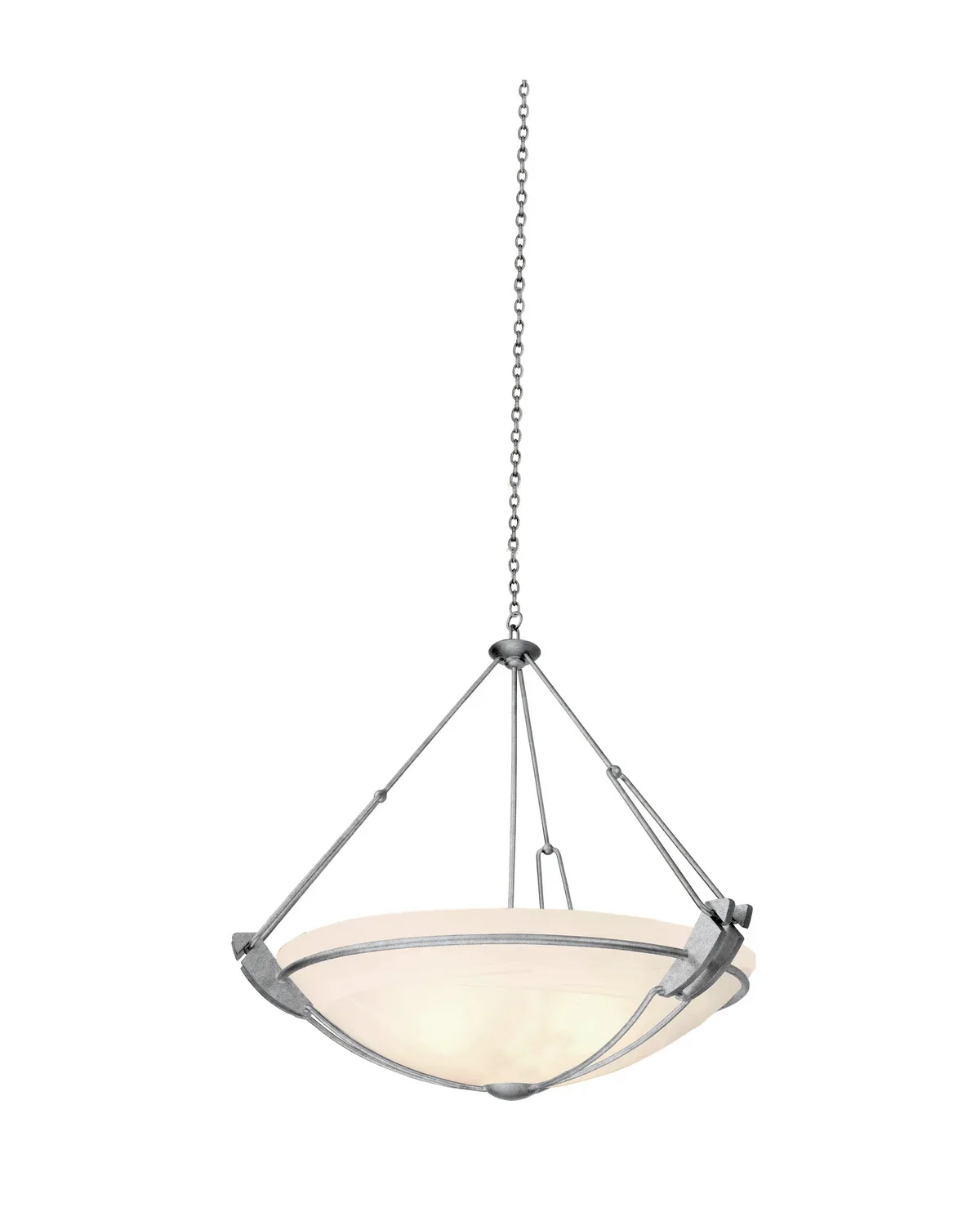 Grande Three Light Pendant in Country Iron