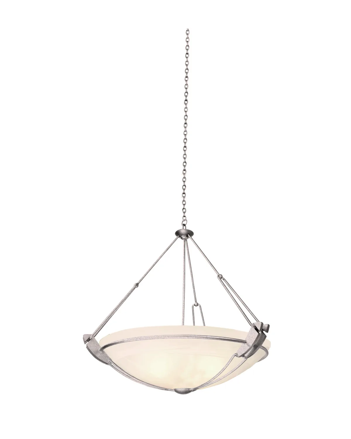Grande Three Light Pendant in Pearl Silver