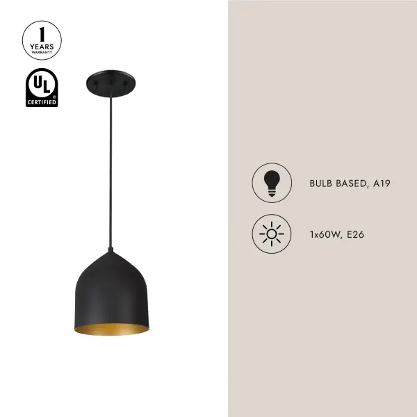 Helena 8-Inch LED Pendant Light - Image 10