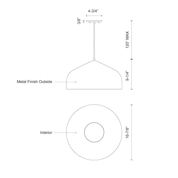 Helena 17-Inch Pendant Light - Image 11