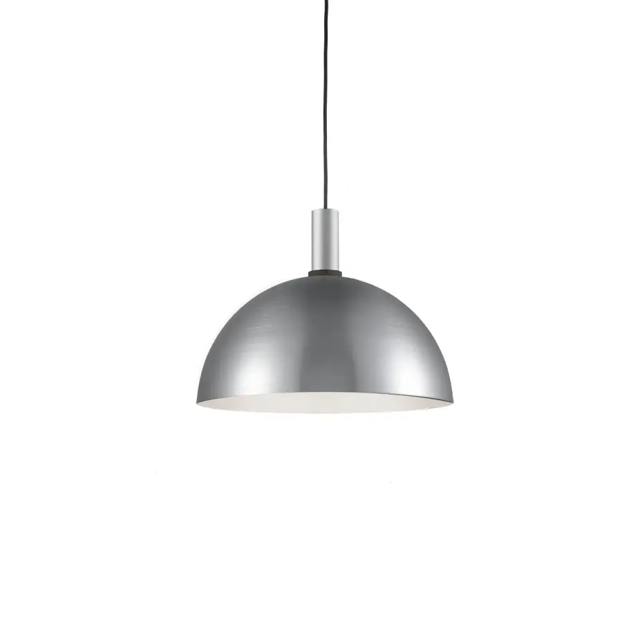 Archibald 16" Pendant in White with Gold Detail - Image 5
