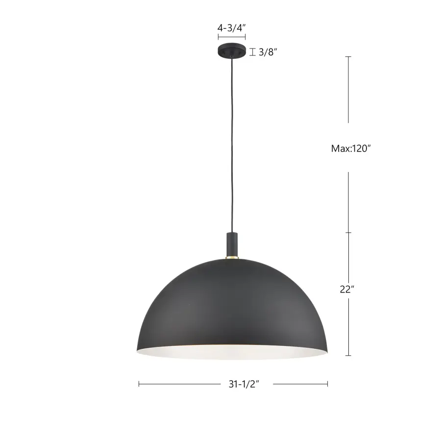 Archibald 32-Inch Pendant Light - Image 7