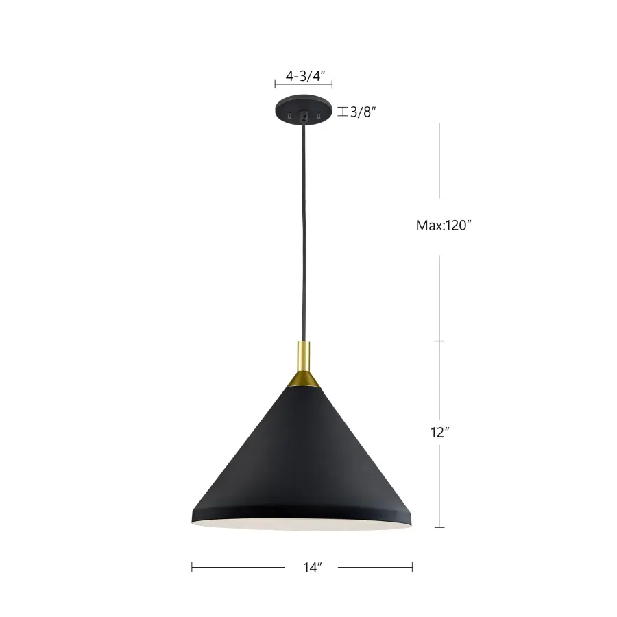Dorothy 14-Inch Pendant Light - Image 7