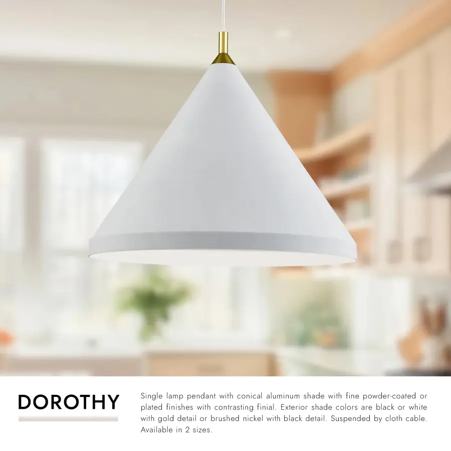 Dorothy 24-Inch Pendant Light - Image 9