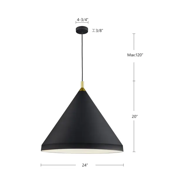Dorothy 24-Inch Pendant Light - Image 10