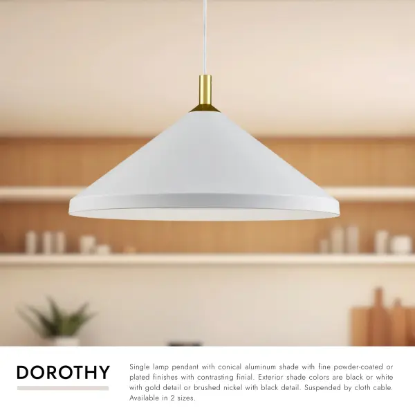Dorothy 18-Inch Pendant Light - Image 10
