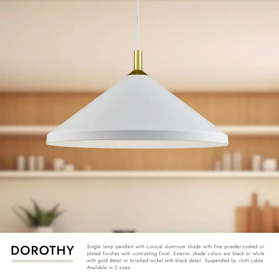 Dorothy 18-Inch Pendant Light - Image 10