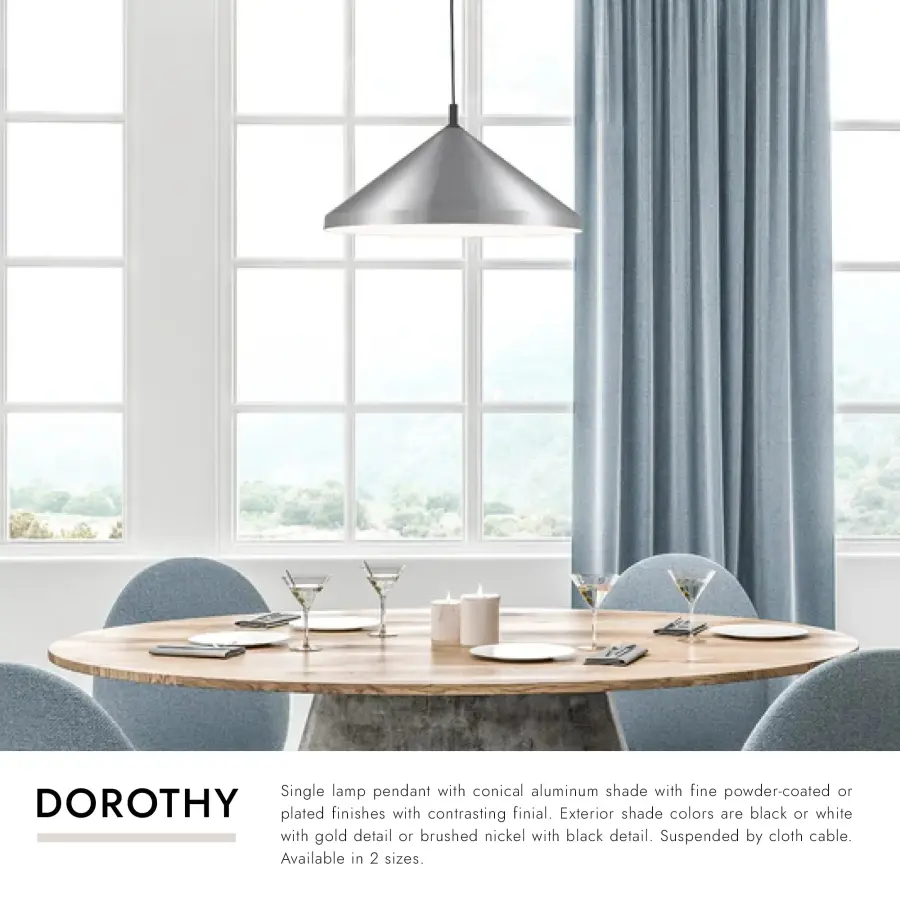 Dorothy 26-Inch Pendant Light - Image 11
