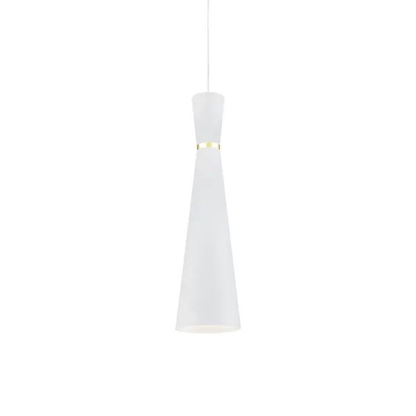Vanderbilt 6-Inch Pendant in Black with Gold Detail - Image 4