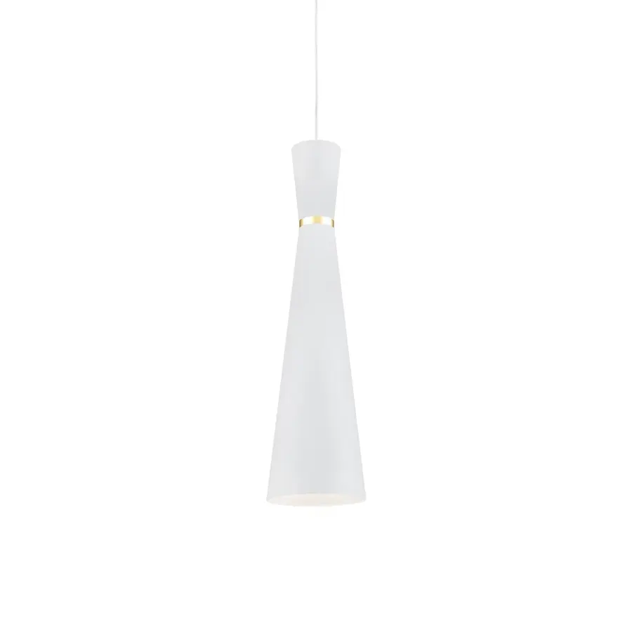 Vanderbilt 6-Inch Pendant in Black with Gold Detail - Image 4
