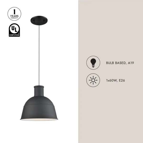 Irving 13" Pendant Light - Image 9
