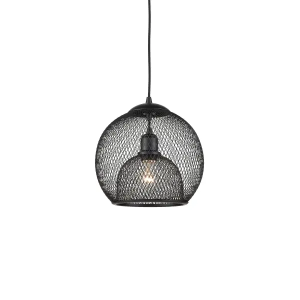 Gibraltar 12-Inch Wire Mesh Pendant - Image 1