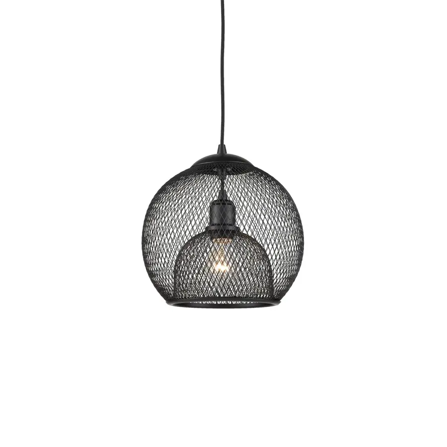 Gibraltar 12-Inch Wire Mesh Pendant - Image 1