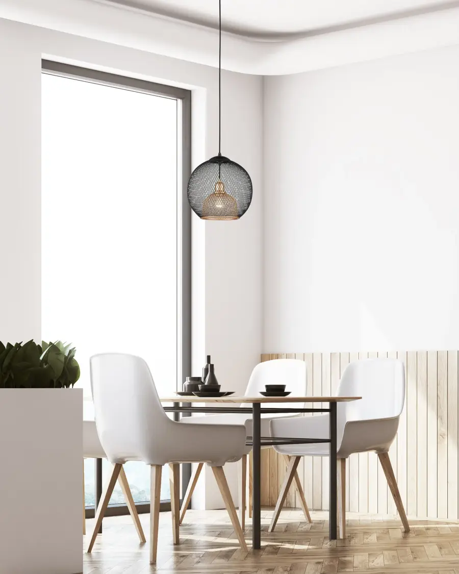 Gibraltar 12-Inch Wire Mesh Pendant - Image 2