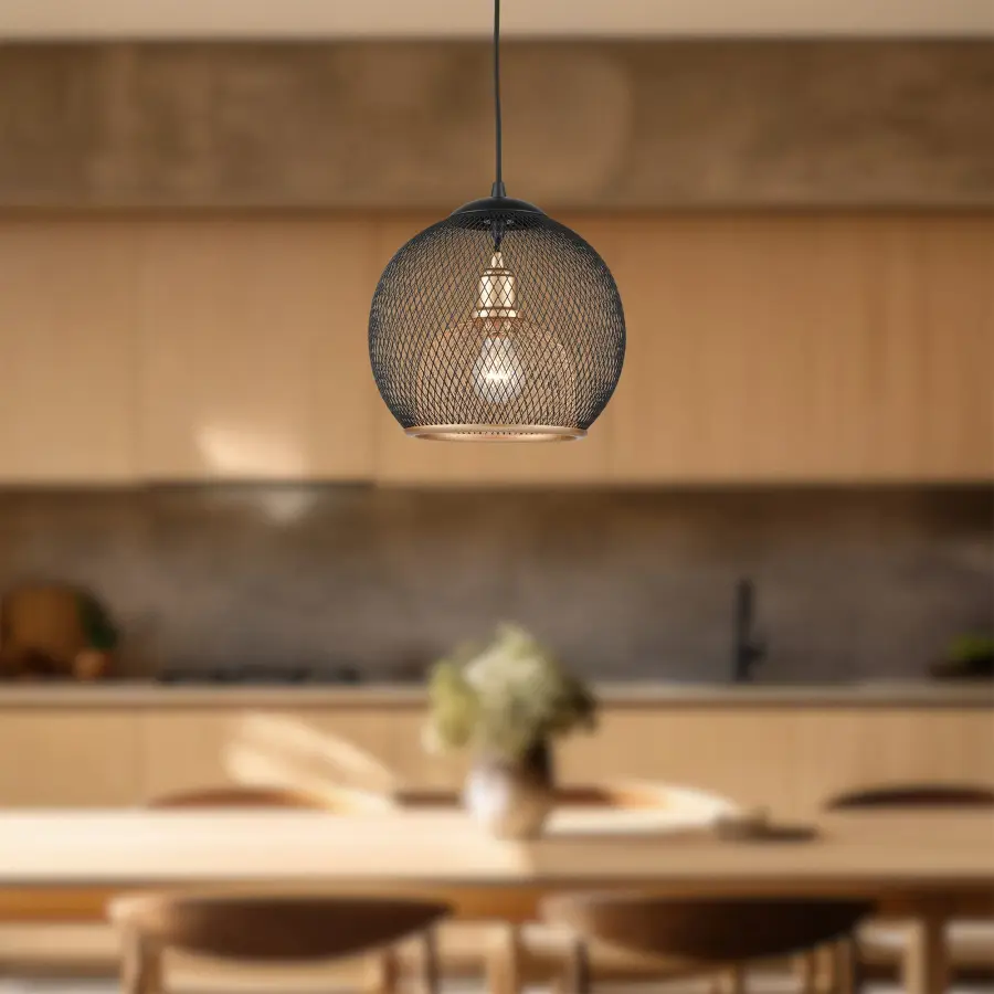 Gibraltar 12-Inch Wire Mesh Pendant - Image 3