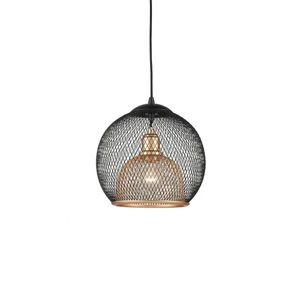 Gibraltar 12-Inch Wire Mesh Pendant - Image 4