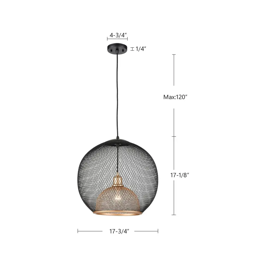 Gibraltar 18-Inch Pendant Light - Image 6