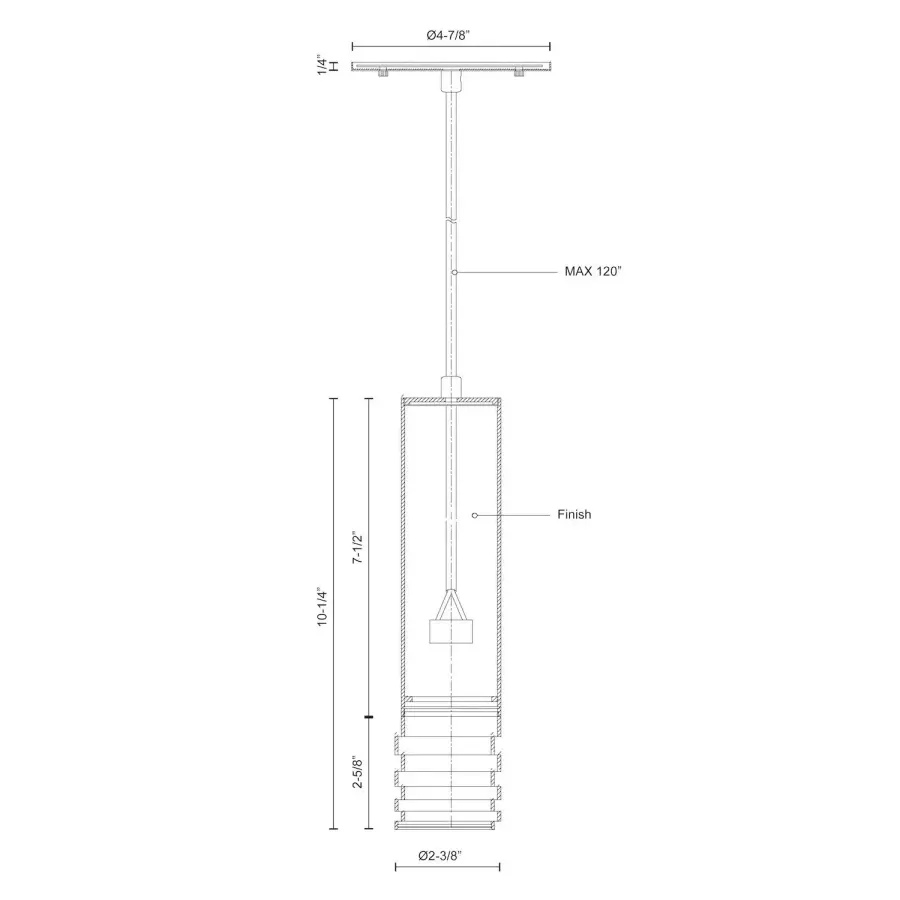Milca 10-Inch Pendant Light - Image 10
