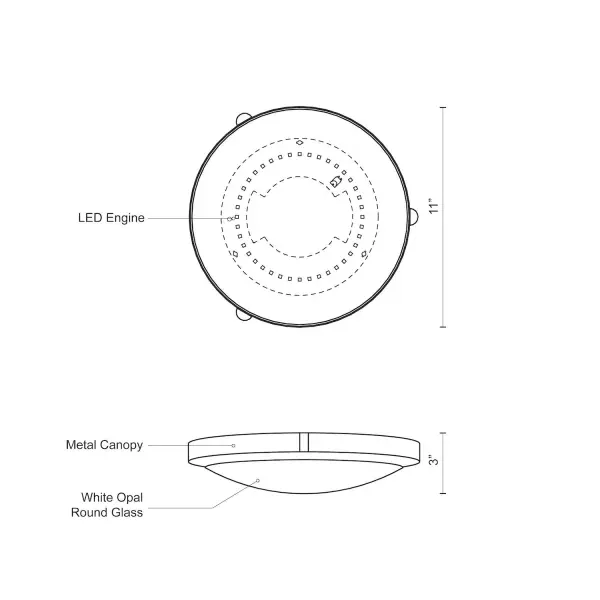 Floyd 11-Inch Flush Mount - Image 6