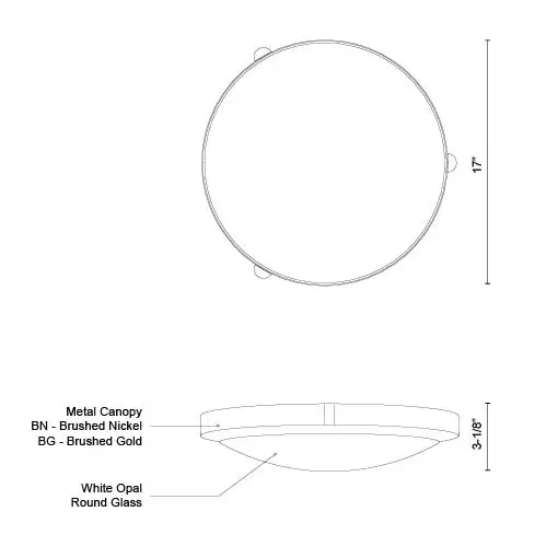 Floyd 17-Inch Flush Mount Ceiling Light - Image 6
