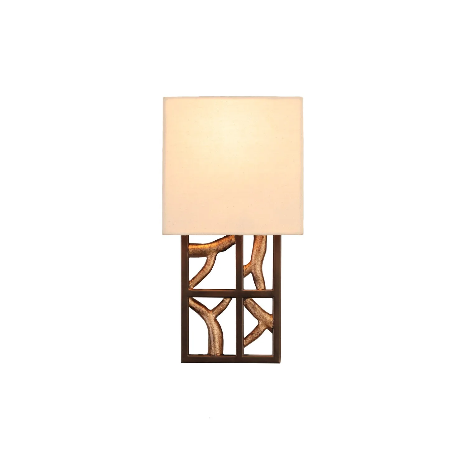 Hudson One Light Wall Sconce in Bronze Gold