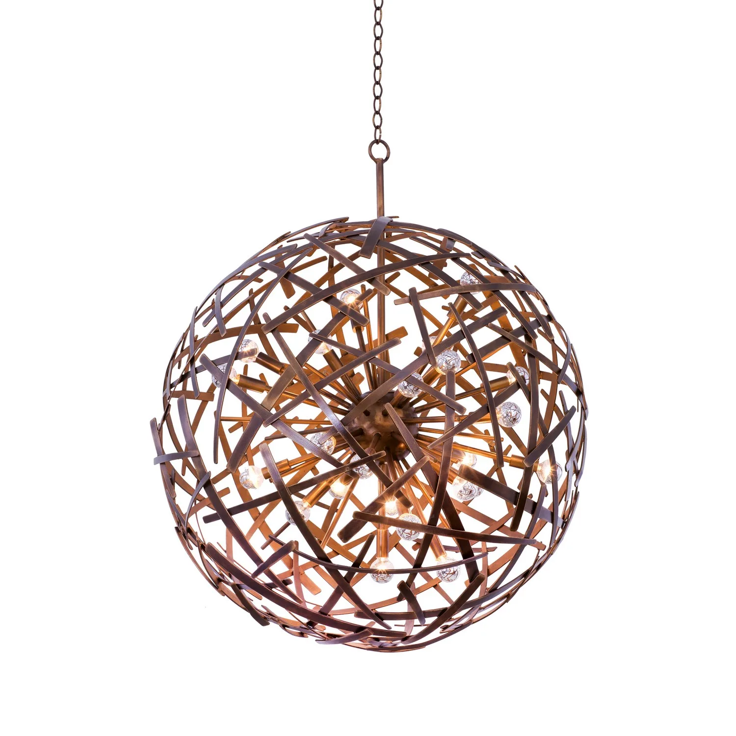 Ambassador 24 Light Pendant in Copper Patina