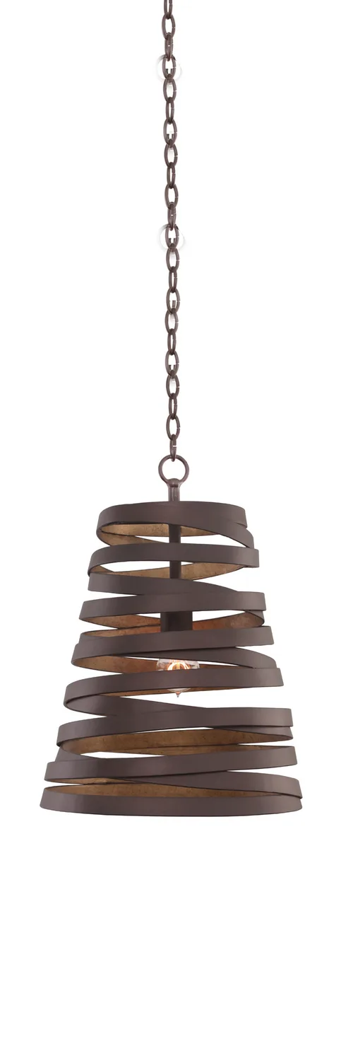 Tempest One Light Mini Pendant in Bronze Gold