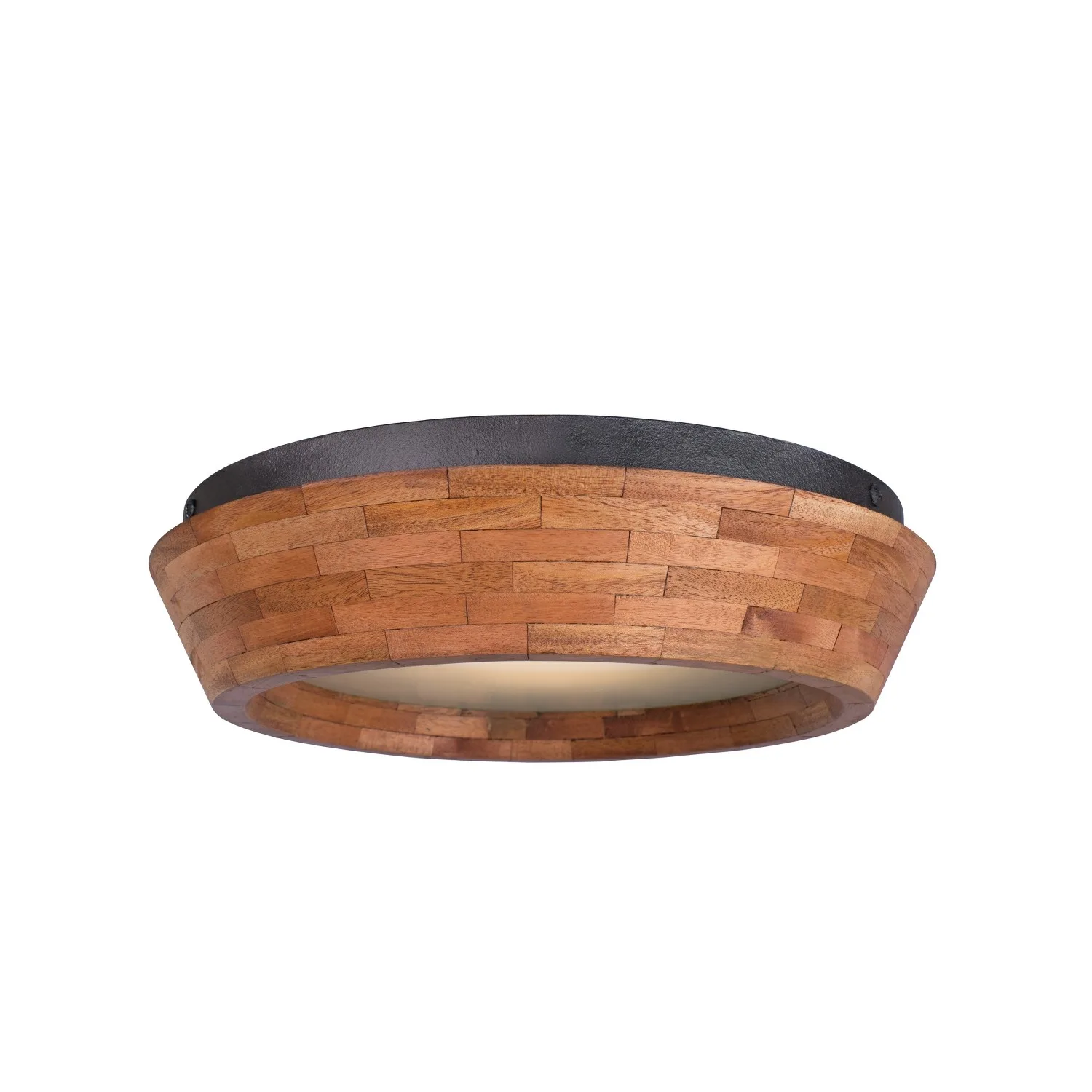 Lansdale LED Flush Mount in Black Iron