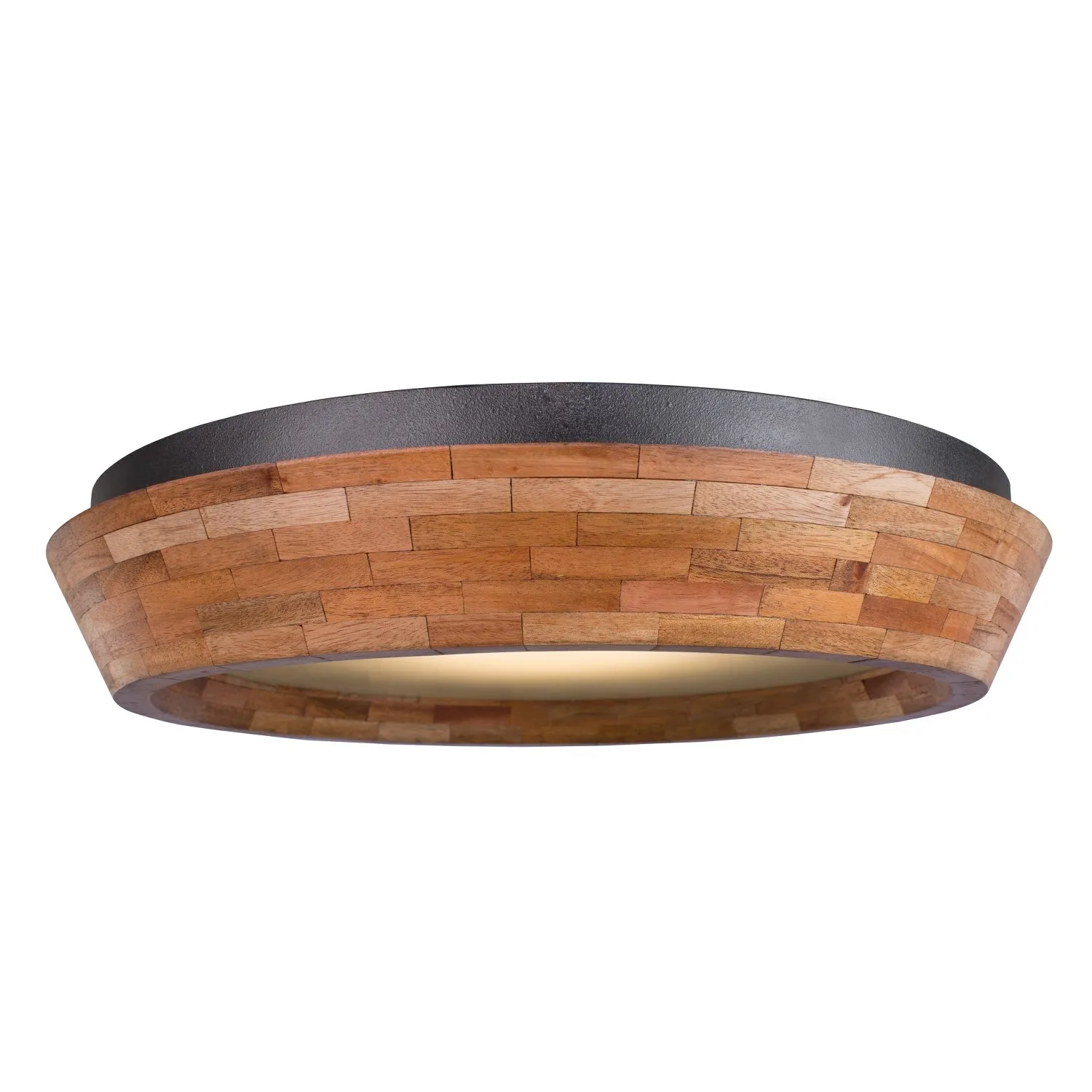 Lansdale LED Flush Mount in Black Iron