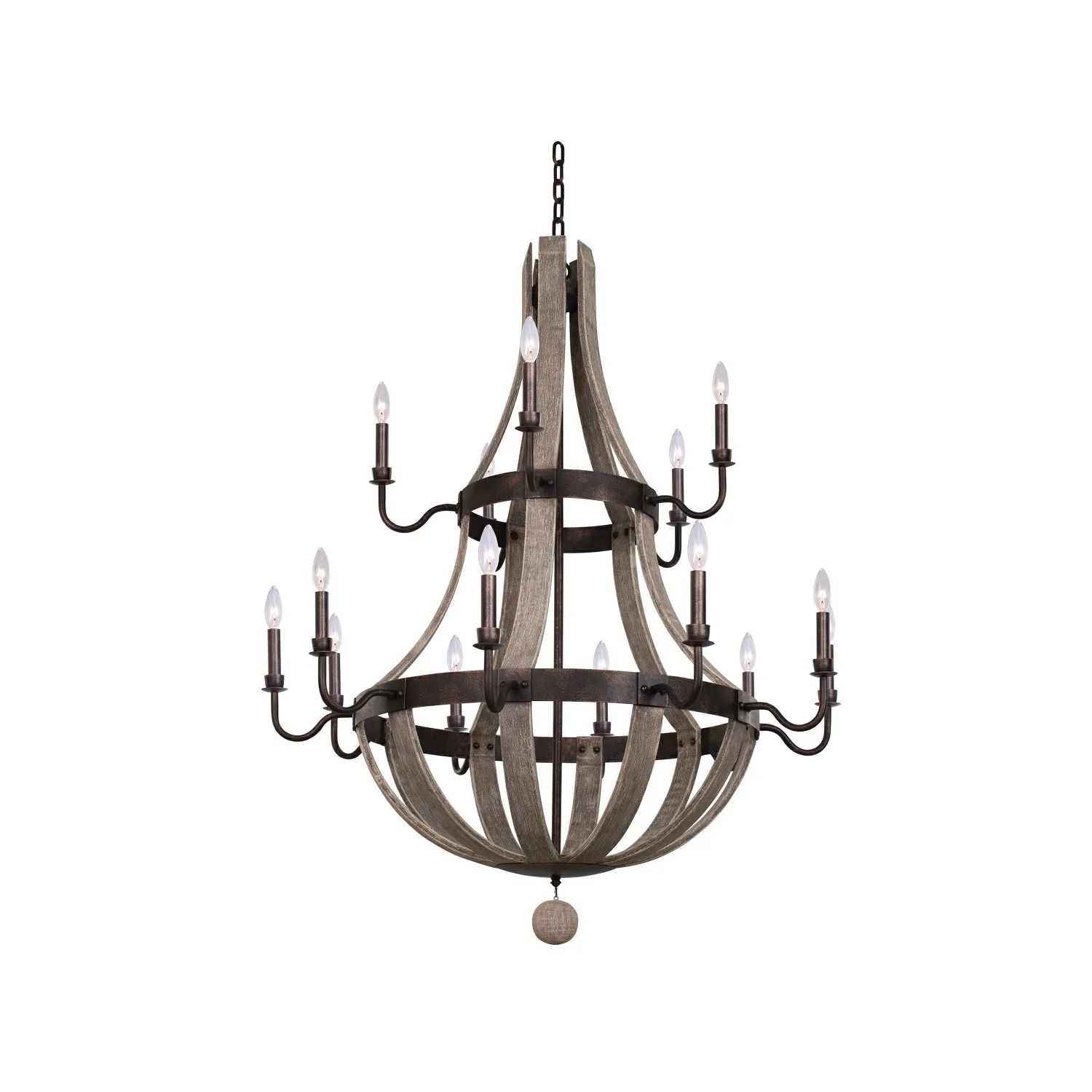 Harper 15 Light Chandelier in Florence Gold