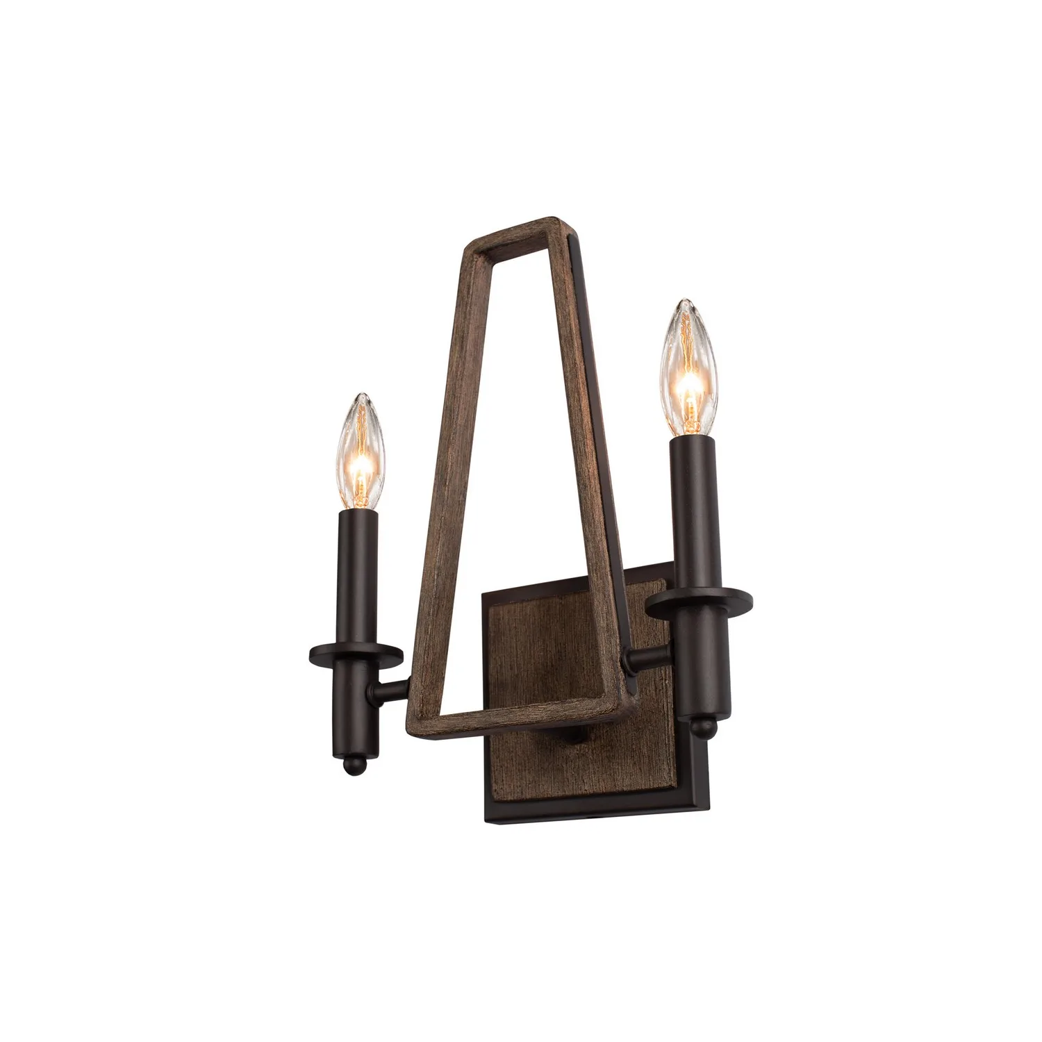 Duluth Two Light Wall Sconce in Satin Bronze