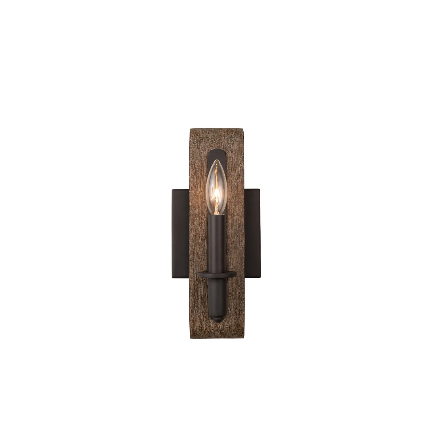 Duluth One Light Bath in Satin Bronze