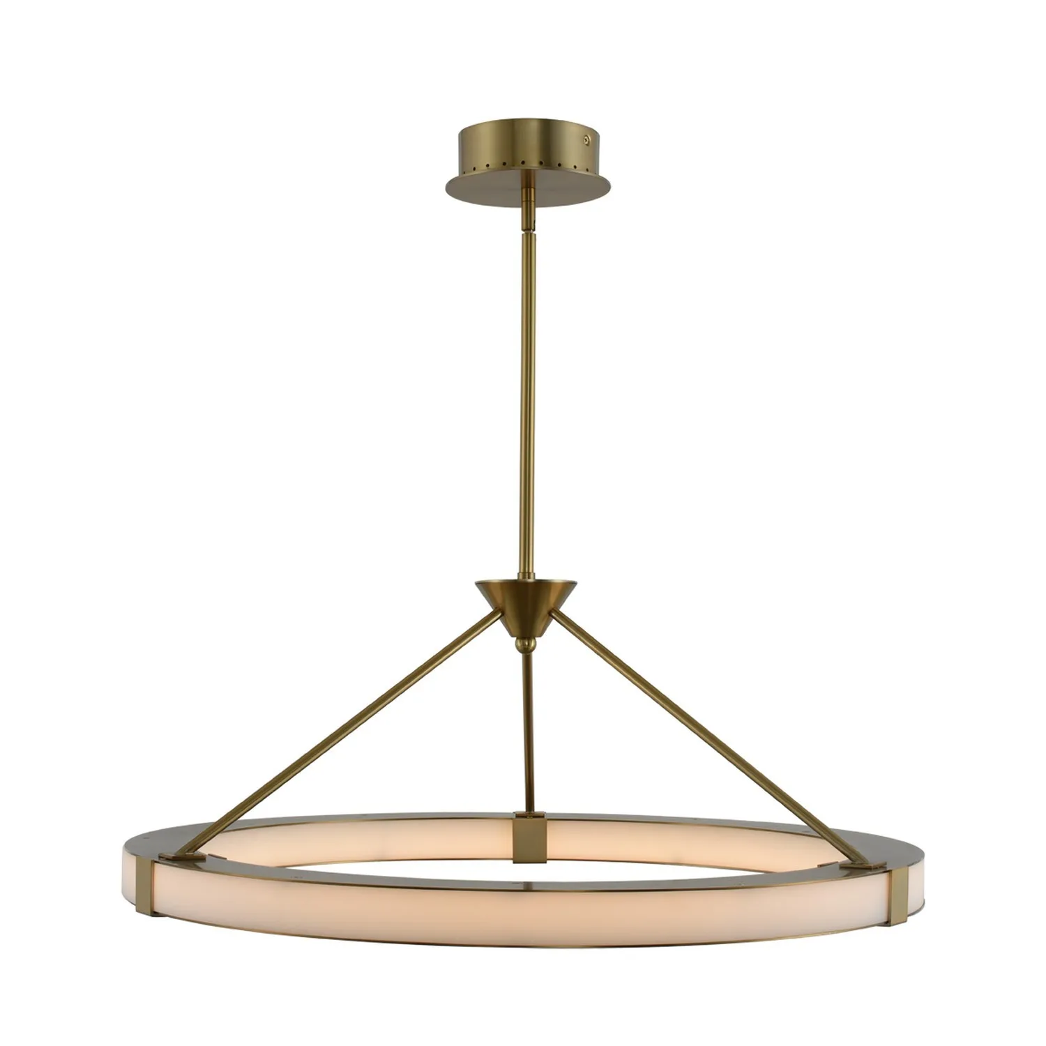 Lavo LED Pendant in Winter Brass