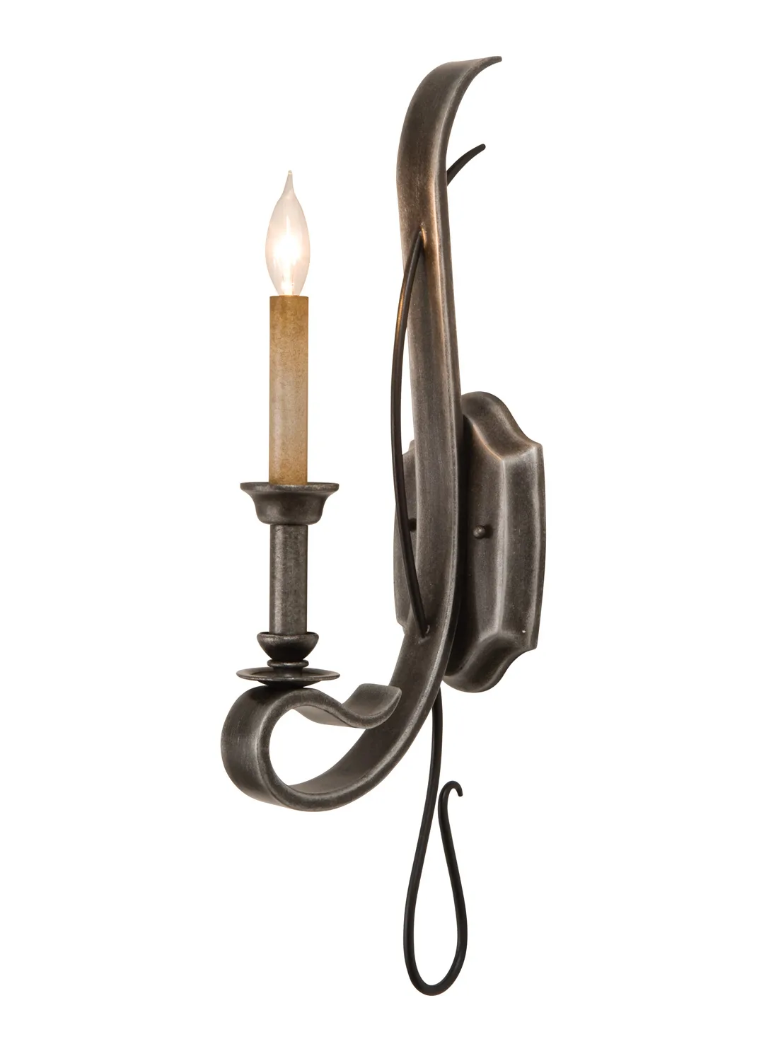 Keller One Light Wall Bracket in Vintage Iron