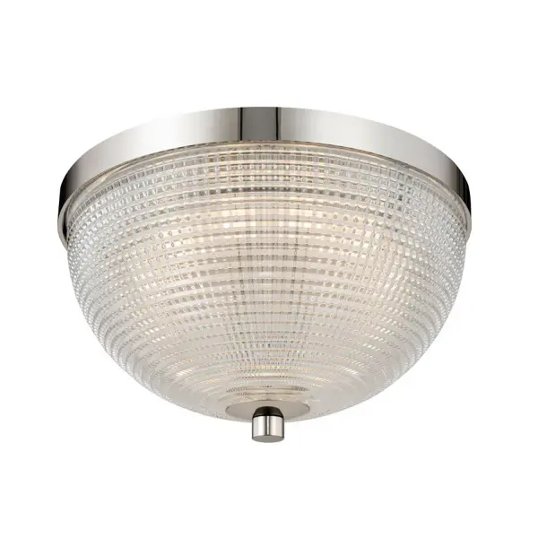 The Portland Collection offers a great variety of options for the kitchen, powder room, mudroom and more. Simple globe or oval shapes are easy to coordinate in any room. Available in Polished Nickel (PN) or Winter Brass (WB). Collection: Portland Rooms: Kitchen, Hall, Office, Bed Finish: Polished Nickel Glass: Clear Criss Cross Glass Width: 10.00" Height: 6.00" Length: 10.00" Weight: 8.00 lb Wire: 12" Canopy: 10"x1" Bulbs Included Maximum Wattage: 13.00 W Bulb Type: LED Light Source: LED Light Output: 900.00 lm Color Temperature: 2700 K CRI: 80 Dimmable Voltage: 120.00 V Material: Steel, Fresnel Glass Country of Origin: China Safety Listing: cETL Safety Rating: Dry LED