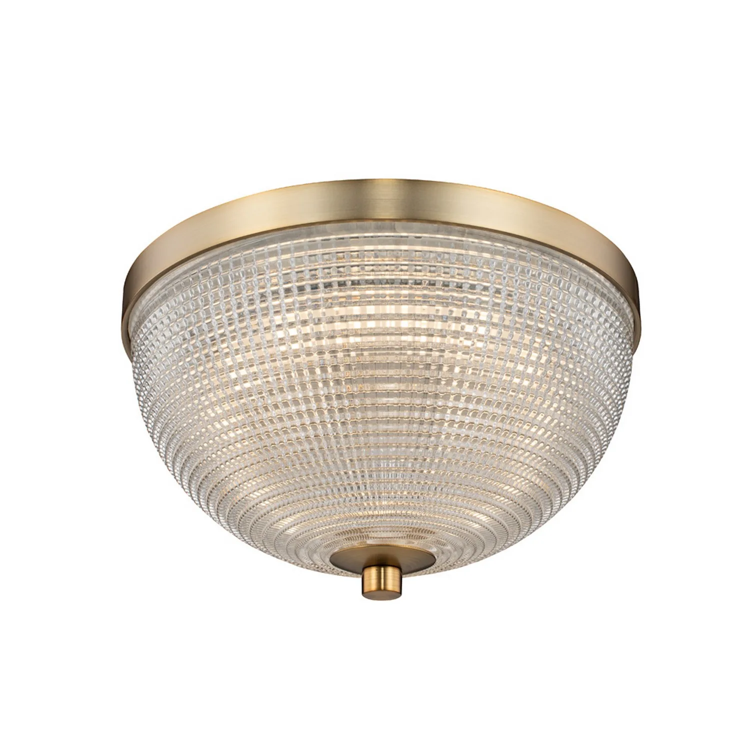 Portland LED Flush Mount in Winter Brass