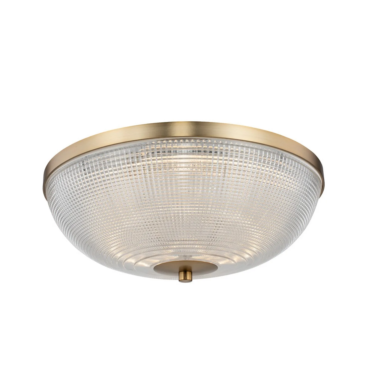 Portland LED Flush Mount in Winter Brass