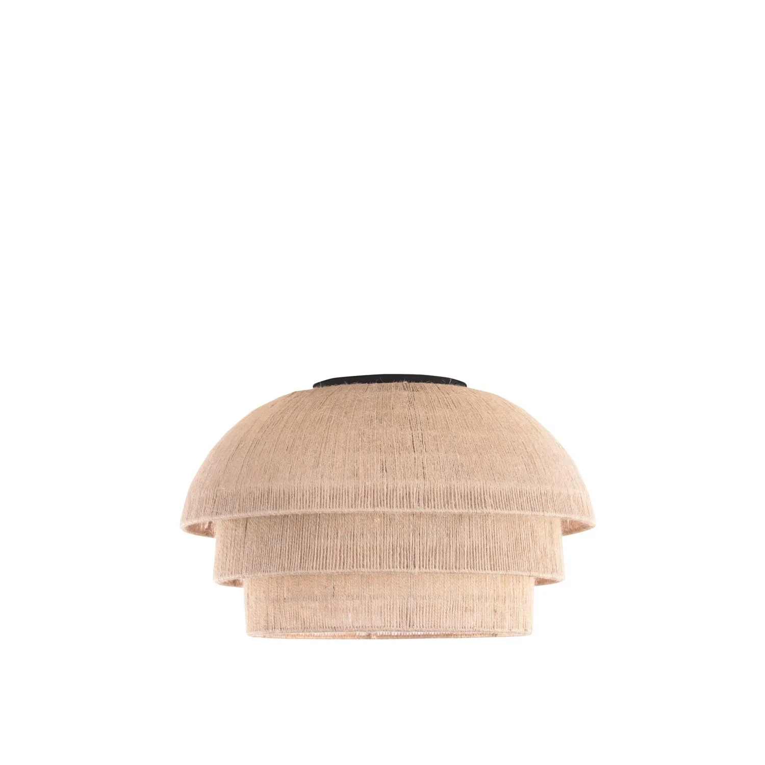 Seychelles Three Light Flush Mount in Matte Black