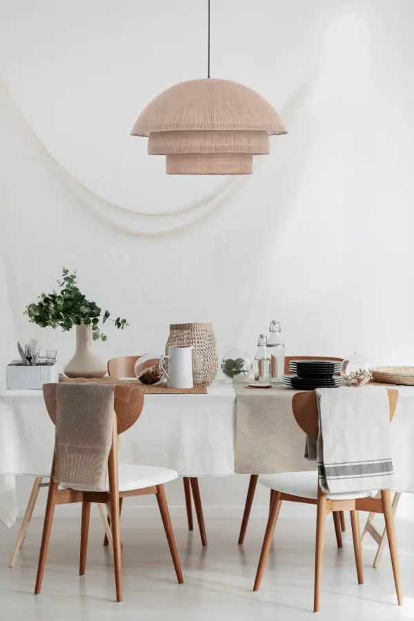 Jute takes center stage in the Seychelles collection, which combines three shades to create one statement of natural warmth. Its layered form is simple but elevated, creating a unique look for a flush mount, while the soft glow that comes from the layered jute creates a one-of-a-kind light gradient. Collection: Seychelles Finish: Matte Black Width: 20.00" Height: 13.00" Length: 20.00" Weight: 15.00 lb Wire: 96" Canopy: 6"x1" Number of Bulbs: 1 Maximum Wattage: 40.00 W Bulb Type: E26 Bulb Base: E26 Medium Dimmable Voltage: 120.00 V Material: Steel, Natural Jute Country of Origin: Philippines Safety Listing: cETL Safety Rating: Dry - alternate view